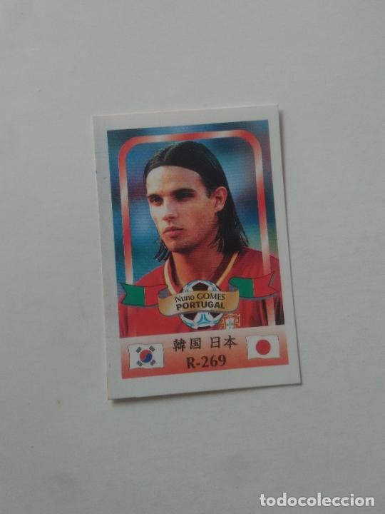 Coleccionismo deportivo: 269 NUNO GOMES SELECCI&Oacute;N PORTUGAL CROMO FUTBOL MUNDIAL 2002 WORLD CUP 02 REYAUCA