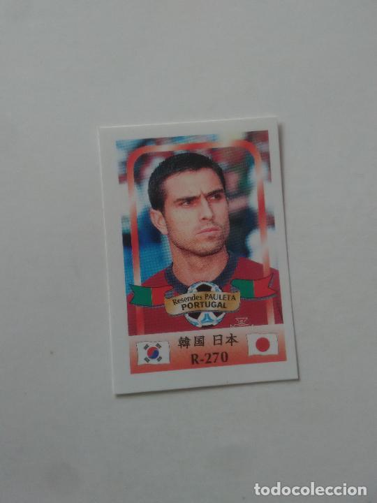 Coleccionismo deportivo: 270 PAULETA SELECCI&Oacute;N PORTUGAL CROMO FUTBOL MUNDIAL 2002 WORLD CUP 02 REYAUCA