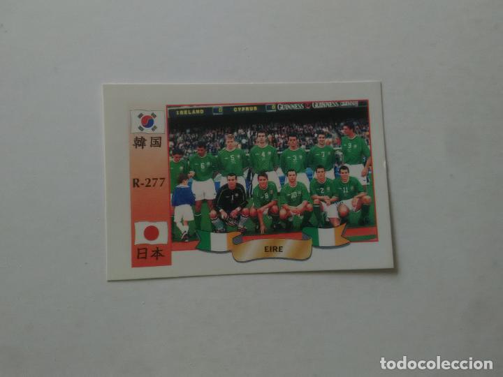 Coleccionismo deportivo: 277 EQUIPO PLANTILLA SELECCI&Oacute;N IRLANDA STICKER CROMO FUTBOL MUNDIAL 2002 WORLD CUP 02 REYAUCA