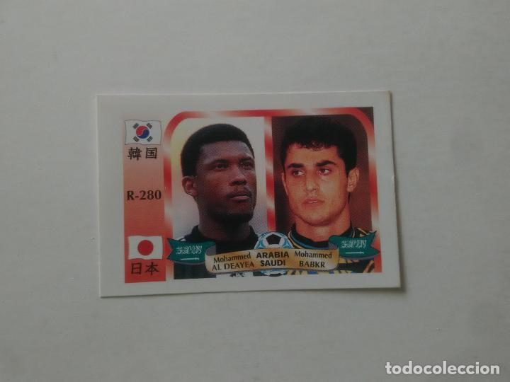 Coleccionismo deportivo: 280 MOHAMMED AL DEAYEA BABKR ARABIA SAUDI STICKER CROMO FUTBOL MUNDIAL 2002 WORLD CUP 02 REYAUCA