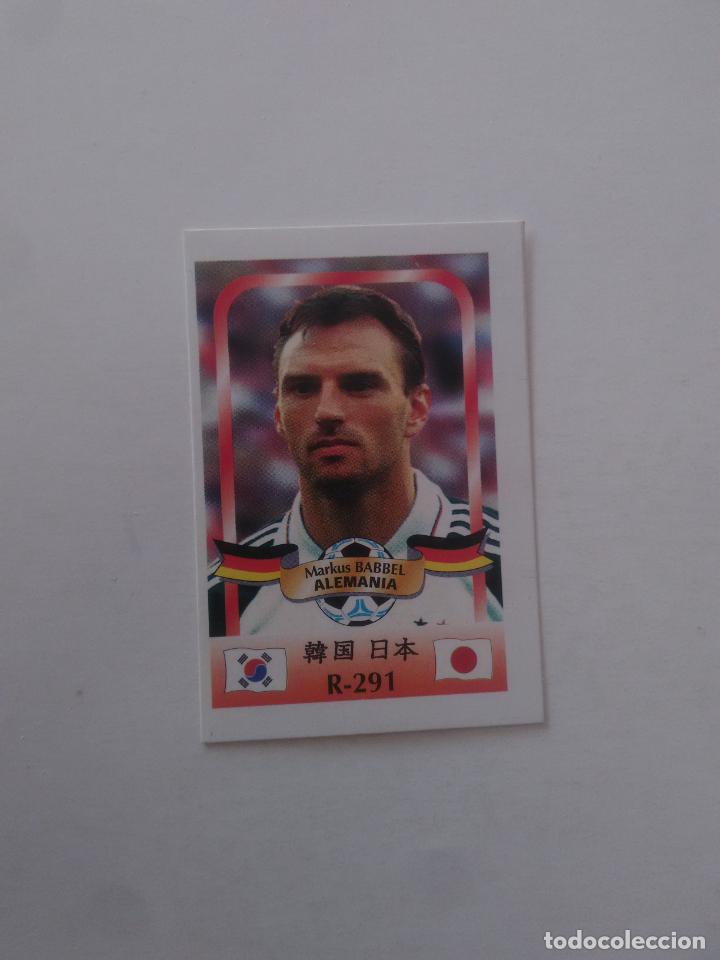 Coleccionismo deportivo: 291 MARKUS BABBEL SELECCI&Oacute;N ALEMANIA STICKER CROMO FUTBOL MUNDIAL 2002 WORLD CUP 02 REYAUCA