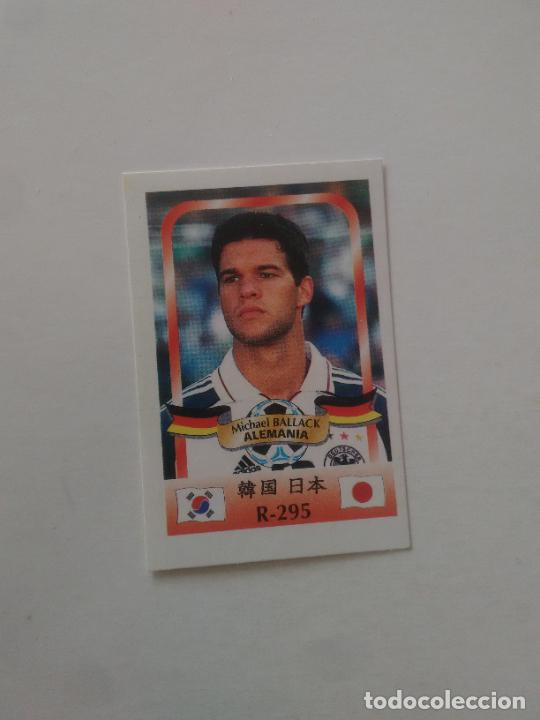 Coleccionismo deportivo: 295 BALLACK SELECCI&Oacute;N ALEMANIA STICKER CROMO FUTBOL MUNDIAL 2002 WORLD CUP 02 REYAUCA