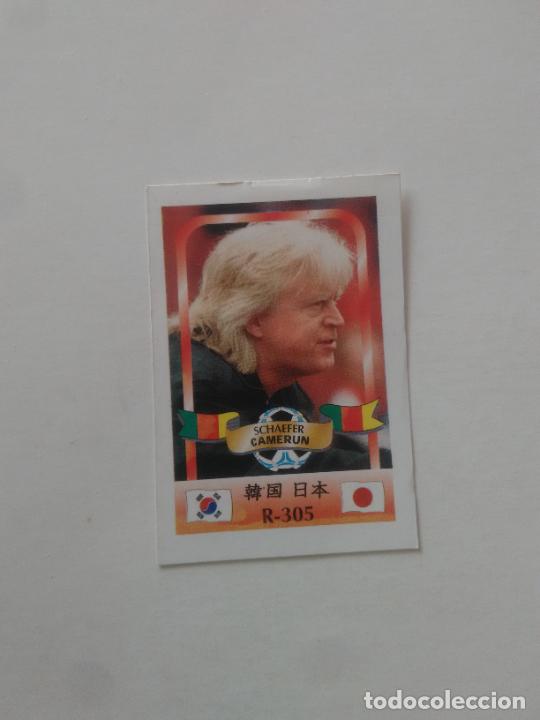 Collectionnisme sportif: 305 SCHAEFER SELECCI&Oacute;N CAMERUN STICKER CROMO FUTBOL MUNDIAL 2002 WORLD CUP 02 REYAUCA