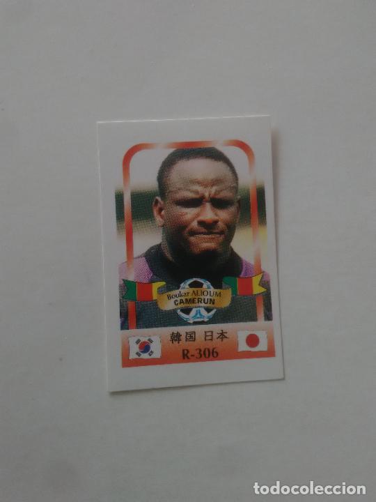 Collectionnisme sportif: 306 BOUKAR ALIOUM SELECCI&Oacute;N CAMERUN STICKER CROMO FUTBOL MUNDIAL 2002 WORLD CUP 02 REYAUCA
