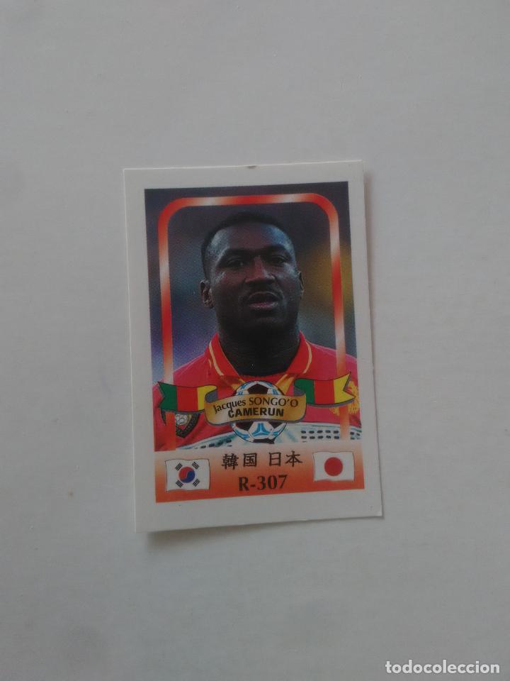 Collectionnisme sportif: 307 SONGO'O SELECCI&Oacute;N CAMERUN STICKER CROMO FUTBOL MUNDIAL 2002 WORLD CUP 02 REYAUCA