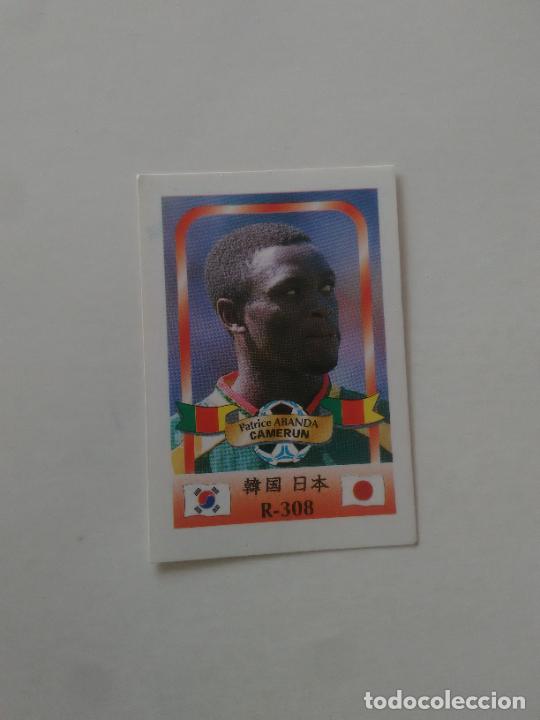 Collectionnisme sportif: 308 PATRICE ABANDA SELECCI&Oacute;N CAMERUN STICKER CROMO FUTBOL MUNDIAL 2002 WORLD CUP 02 REYAUCA