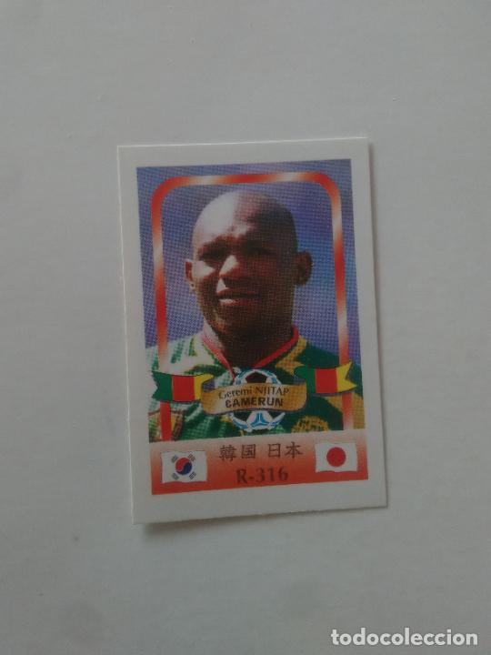 Coleccionismo deportivo: 316 GEREMI NJITAP SELECCI&Oacute;N CAMERUN STICKER CROMO FUTBOL MUNDIAL 2002 WORLD CUP 02 REYAUCA