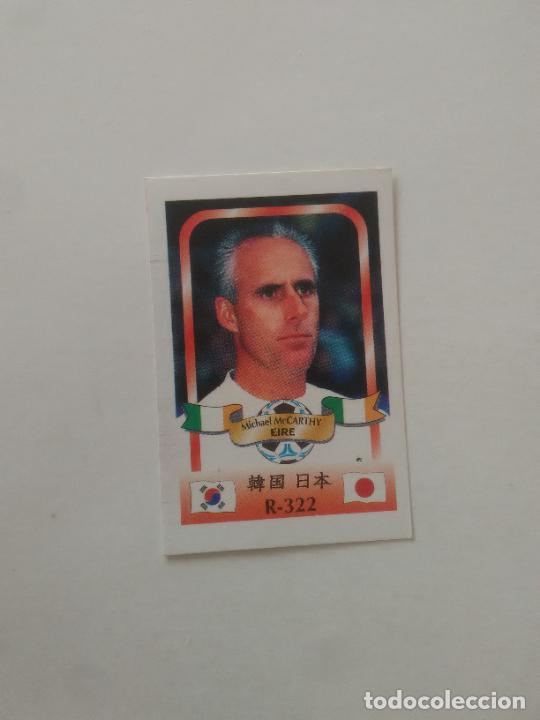 Coleccionismo deportivo: 322 MCCARTHY SELECCI&Oacute;N IRLANDA EIRE STICKER CROMO FUTBOL MUNDIAL 2002 WORLD CUP 02 REYAUCA