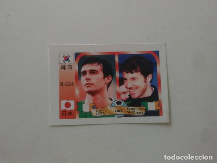 Coleccionismo deportivo: 324 GARY BREEN CUNNINGHAM IRLANDA EIRE STICKER CROMO FUTBOL MUNDIAL 2002 WORLD CUP 02 REYAUCA