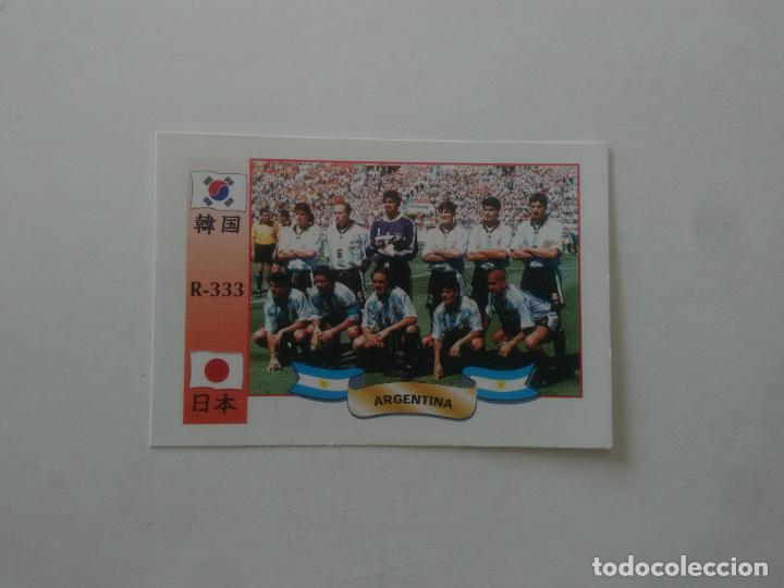 Coleccionismo deportivo: 333 EQUIPO PLANTILLA SELECCI&Oacute;N ARGENTINA STICKER CROMO FUTBOL MUNDIAL 2002 WORLD CUP 02 REYAUCA