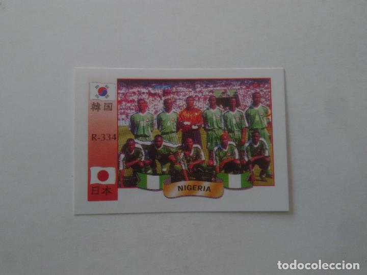 Coleccionismo deportivo: 334 EQUIPO PLANTILLA SELECCI&Oacute;N NIGERIA STICKER CROMO FUTBOL MUNDIAL 2002 WORLD CUP 02 REYAUCA
