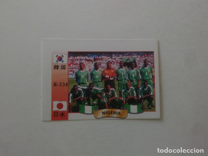 Coleccionismo deportivo: 334 EQUIPO PLANTILLA SELECCI&Oacute;N NIGERIA STICKER CROMO FUTBOL MUNDIAL 2002 WORLD CUP 02 REYAUCA