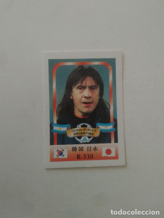 Coleccionismo deportivo: 338 GERMAN MONO BURGOS SELECCI&Oacute;N ARGENTINA CROMO FUTBOL MUNDIAL 2002 WORLD CUP 02 REYAUCA
