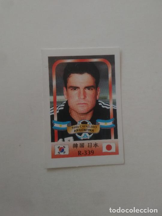 Coleccionismo deportivo: 339 CAVALLERO SELECCI&Oacute;N ARGENTINA CROMO FUTBOL MUNDIAL 2002 WORLD CUP 02 REYAUCA