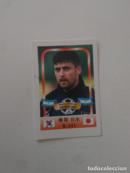 Coleccionismo deportivo: 341 WALTER SAMUEL SELECCI&Oacute;N ARGENTINA CROMO FUTBOL MUNDIAL 2002 WORLD CUP 02 REYAUCA