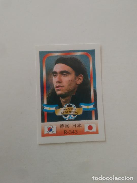 Coleccionismo deportivo: 343 JUAN SORIN SELECCI&Oacute;N ARGENTINA CROMO FUTBOL MUNDIAL 2002 WORLD CUP 02 REYAUCA