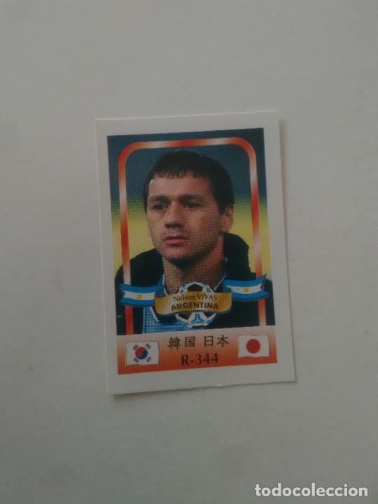 Coleccionismo deportivo: 344 NELSON VIVES SELECCI&Oacute;N ARGENTINA CROMO FUTBOL MUNDIAL 2002 WORLD CUP 02 REYAUCA