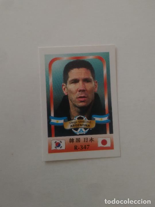 Coleccionismo deportivo: 347 DIEGO SIMEONE SELECCI&Oacute;N ARGENTINA CROMO FUTBOL MUNDIAL 2002 WORLD CUP 02 REYAUCA