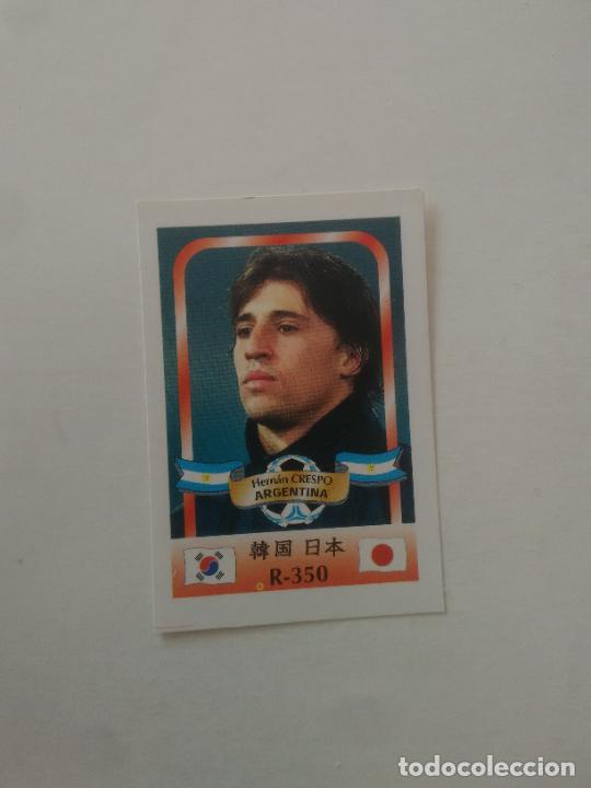 Coleccionismo deportivo: 350 HERNAN CRESPO SELECCI&Oacute;N ARGENTINA CROMO FUTBOL MUNDIAL 2002 WORLD CUP 02 REYAUCA