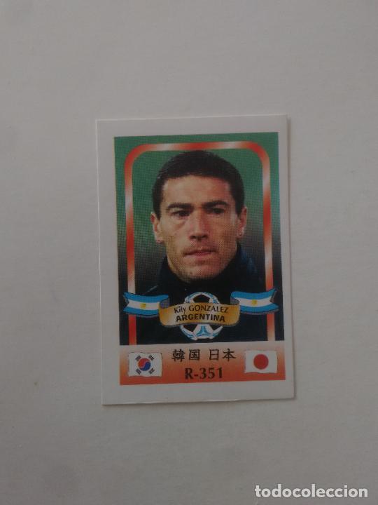 Coleccionismo deportivo: 351 KILY GONZALEZ SELECCI&Oacute;N ARGENTINA CROMO FUTBOL MUNDIAL 2002 WORLD CUP 02 REYAUCA