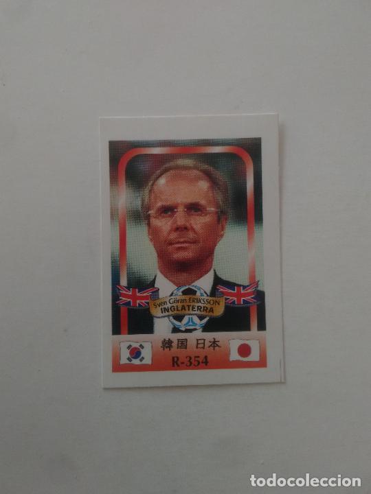 Coleccionismo deportivo: 354 ERIKSSON SELECCI&Oacute;N INGLATERRA STICKER CROMO FUTBOL MUNDIAL 2002 WORLD CUP 02 REYAUCA