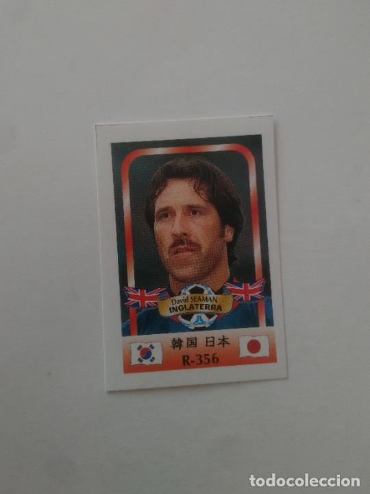 Coleccionismo deportivo: 356 DAVID SEAMAN SELECCI&Oacute;N INGLATERRA STICKER CROMO FUTBOL MUNDIAL 2002 WORLD CUP 02 REYAUCA