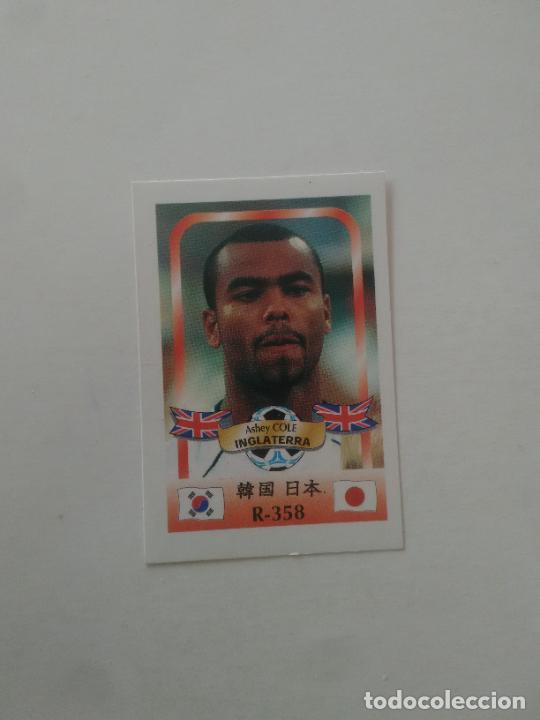Coleccionismo deportivo: ROOKIE 358 COLE SELECCI&Oacute;N INGLATERRA STICKER CROMO FUTBOL MUNDIAL 2002 WORLD CUP 02 REYAUCA