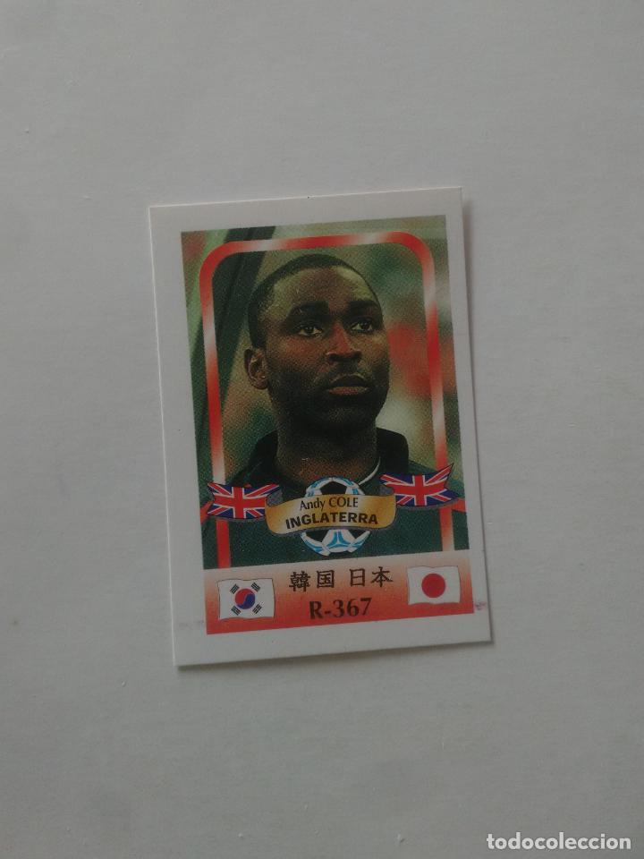 Coleccionismo deportivo: 367 ANDY COLE SELECCI&Oacute;N INGLATERRA STICKER CROMO FUTBOL MUNDIAL 2002 WORLD CUP 02 REYAUCA