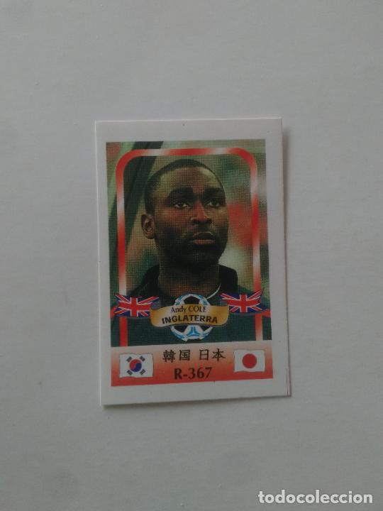Coleccionismo deportivo: 367 ANDY COLE SELECCI&Oacute;N INGLATERRA STICKER CROMO FUTBOL MUNDIAL 2002 WORLD CUP 02 REYAUCA