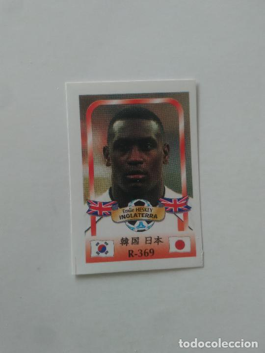 Coleccionismo deportivo: 369 EMILE HESKEY SELECCI&Oacute;N INGLATERRA STICKER CROMO FUTBOL MUNDIAL 2002 WORLD CUP 02 REYAUCA