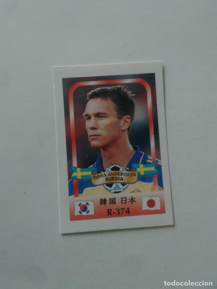 Coleccionismo deportivo: 374 PATRICK ANDERSSON SELECCI&Oacute;N SUECIA STICKER CROMO FUTBOL MUNDIAL 2002 WORLD CUP 02 REYAUCA