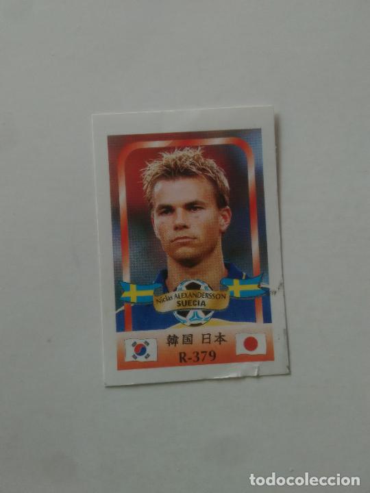 Coleccionismo deportivo: 379 ALEXANDERSSON SELECCI&Oacute;N SUECIA STICKER CROMO FUTBOL MUNDIAL 2002 WORLD CUP 02 REYAUCA