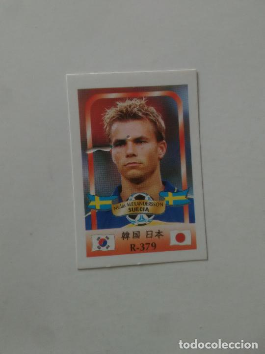 Coleccionismo deportivo: 379 ALEXANDERSSON SELECCI&Oacute;N SUECIA STICKER CROMO FUTBOL MUNDIAL 2002 WORLD CUP 02 REYAUCA