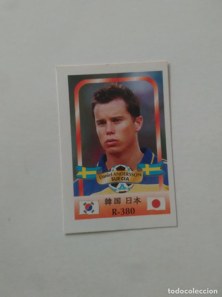 Coleccionismo deportivo: 380 DANIEL ANDERSSON SELECCI&Oacute;N SUECIA STICKER CROMO FUTBOL MUNDIAL 2002 WORLD CUP 02 REYAUCA