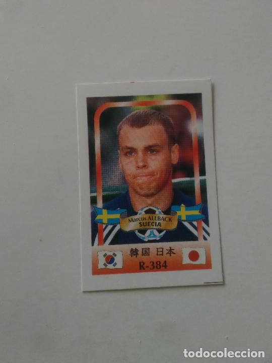 Coleccionismo deportivo: 384 MARCUS ALLBACK SELECCI&Oacute;N SUECIA STICKER CROMO FUTBOL MUNDIAL 2002 WORLD CUP 02 REYAUCA