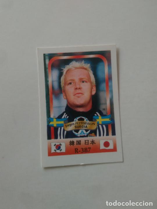 Collectionnisme sportif: 387 JORGEN PETTERSSON SELECCI&Oacute;N SUECIA STICKER CROMO FUTBOL MUNDIAL 2002 WORLD CUP 02 REYAUCA