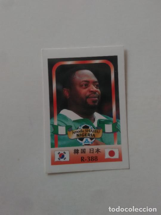 Coleccionismo deportivo: 388 AMODU SHAIBU SELECCI&Oacute;N NIGERIA STICKER CROMO FUTBOL MUNDIAL 2002 WORLD CUP 02 REYAUCA