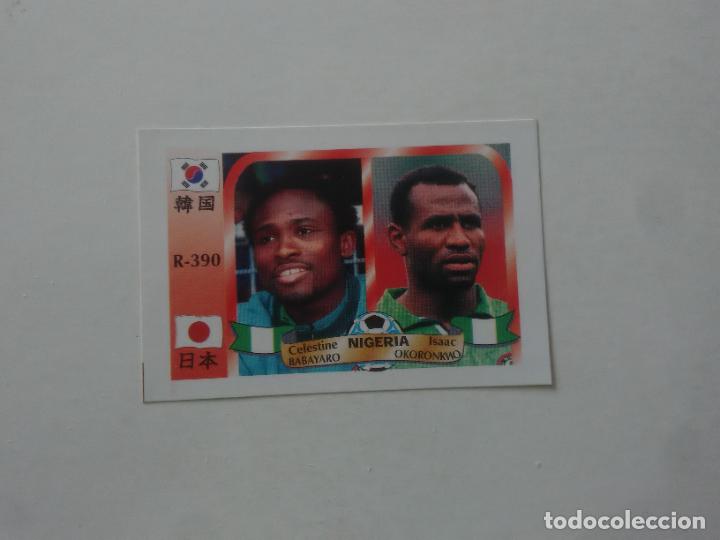 Coleccionismo deportivo: 390 BABAYARO OKORONKWO SELECCI&Oacute;N NIGERIA CROMO FUTBOL MUNDIAL 2002 WORLD CUP 02 REYAUCA
