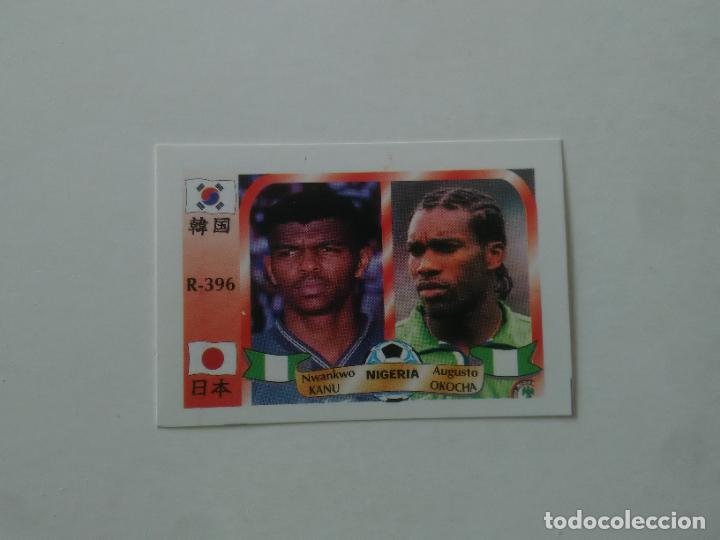 Coleccionismo deportivo: 396 NWANKWO KANU AUGUSTO OKOCHA SELECCI&Oacute;N NIGERIA CROMO FUTBOL MUNDIAL 2002 WORLD CUP 02 REYAUCA