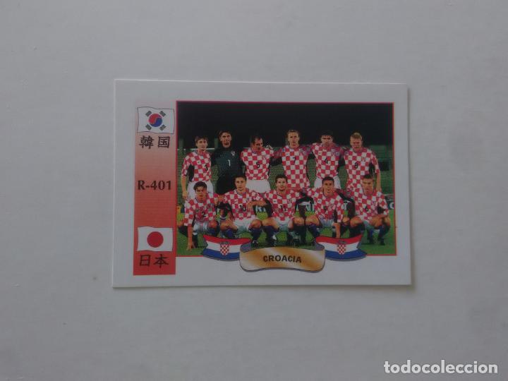 Coleccionismo deportivo: 401 EQUIPO PLANTILLA SELECCI&Oacute;N CROACIA STICKER CROMO FUTBOL MUNDIAL 2002 WORLD CUP 02 REYAUCA