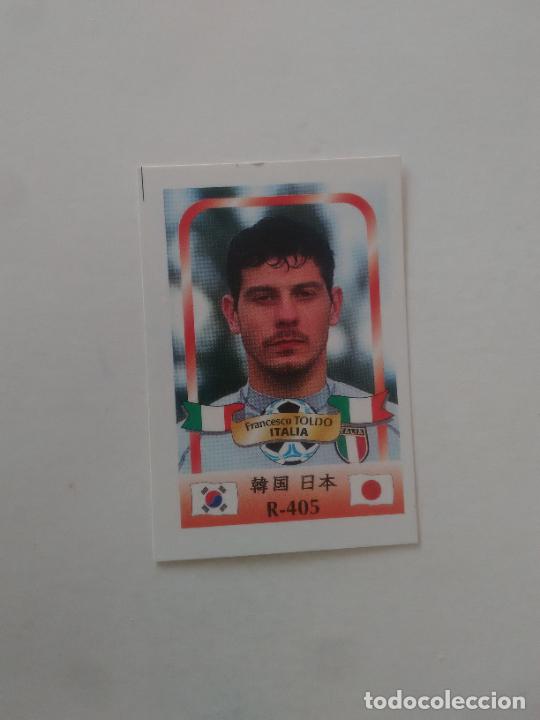 Collectionnisme sportif: 405 FRANCESCO TOLDO SELECCI&Oacute;N ITALIA STICKER CROMO FUTBOL MUNDIAL 2002 WORLD CUP 02 REYAUCA