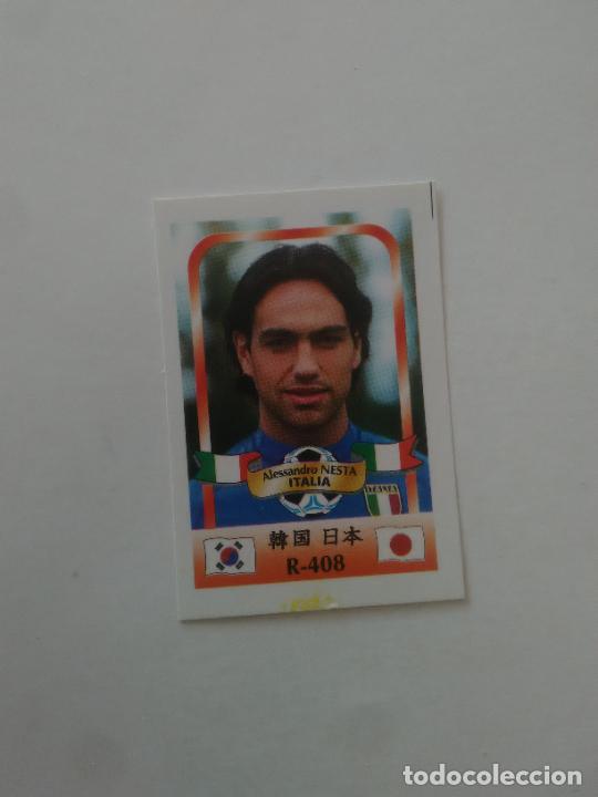 Collectionnisme sportif: 408 ALESSANDRO NESTA SELECCI&Oacute;N ITALIA STICKER CROMO FUTBOL MUNDIAL 2002 WORLD CUP 02 REYAUCA