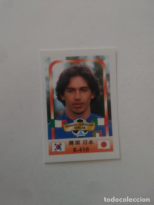 Collectionnisme sportif: 410 ALBERTINI SELECCI&Oacute;N ITALIA STICKER CROMO FUTBOL MUNDIAL 2002 WORLD CUP 02 REYAUCA