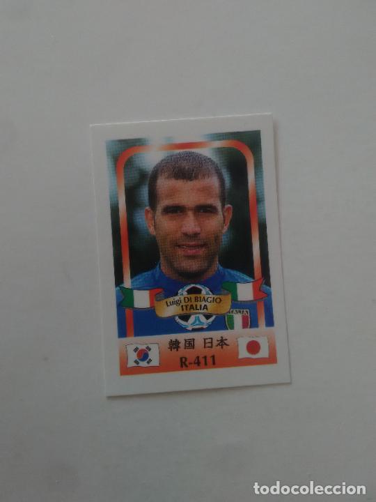 Collectionnisme sportif: 411 LUIGI DI BIAGIO SELECCI&Oacute;N ITALIA STICKER CROMO FUTBOL MUNDIAL 2002 WORLD CUP 02 REYAUCA