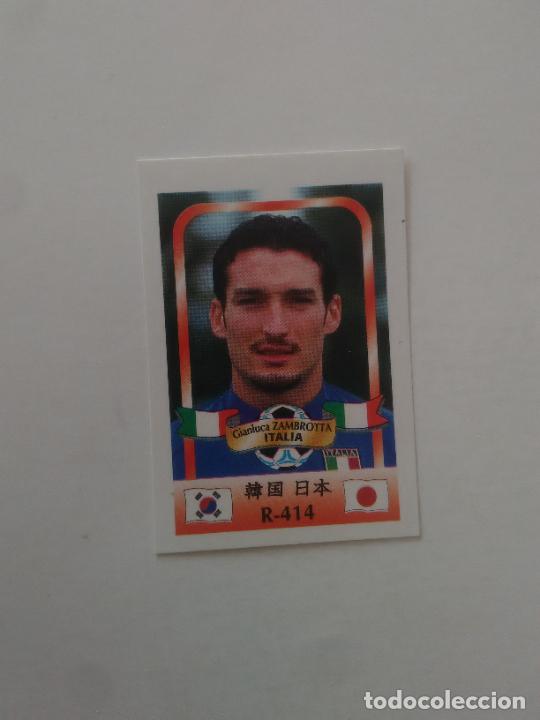 Collectionnisme sportif: 414 ZAMBROTTA SELECCI&Oacute;N ITALIA STICKER CROMO FUTBOL MUNDIAL 2002 WORLD CUP 02 REYAUCA