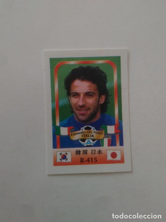 Collezionismo sportivo: 415 ALESSANDRO DEL PIERO SELECCI&Oacute;N ITALIA STICKER CROMO FUTBOL MUNDIAL 2002 WORLD CUP 02 REYAUCA