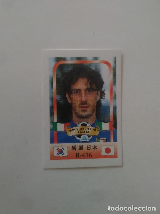 Collectionnisme sportif: 416 MARCO DELVECCHIO SELECCI&Oacute;N ITALIA STICKER CROMO FUTBOL MUNDIAL 2002 WORLD CUP 02 REYAUCA