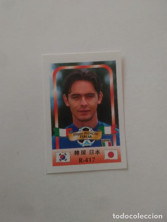 Collectionnisme sportif: 417 FILIPPO INZAGHI SELECCI&Oacute;N ITALIA STICKER CROMO FUTBOL MUNDIAL 2002 WORLD CUP 02 REYAUCA