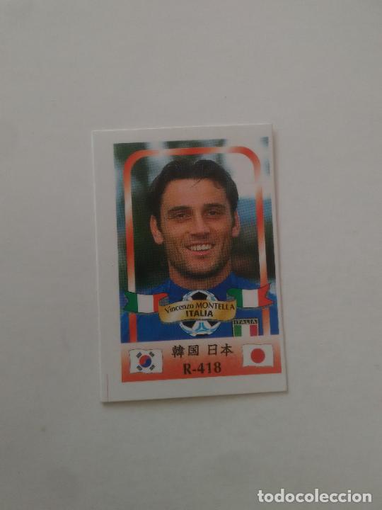 Collectionnisme sportif: 418 VINCENZO MONTELLA SELECCI&Oacute;N ITALIA STICKER CROMO FUTBOL MUNDIAL 2002 WORLD CUP 02 REYAUCA
