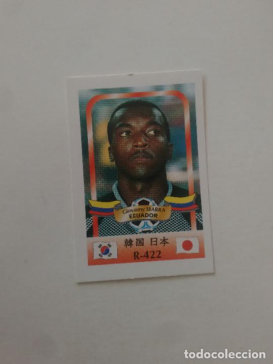 Collectionnisme sportif: 422 IBARRA SELECCI&Oacute;N ECUADOR STICKER CROMO FUTBOL MUNDIAL 2002 WORLD CUP 02 REYAUCA